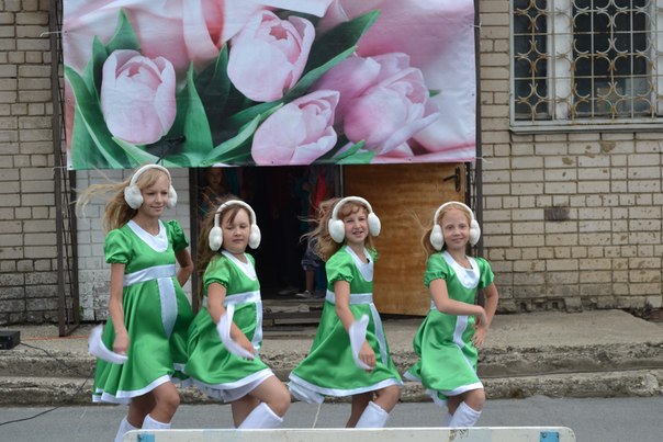 Всем районом «Славим Россию!».